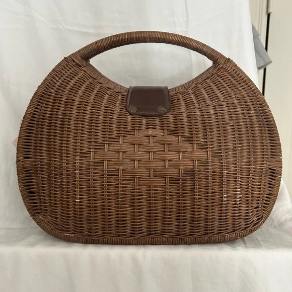Vintage Wicker Bag - Picture 2 of 7